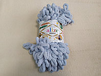 Пряжа Alize Puffy, Ализе Пуффи, турецкая, плюшевая, 100% микрополиэстер, для ручного вязания (цвет 416)