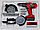T1465 Шуруповерт детский с насадками 4 в 1, игровой набор, на батарейках "Power Tools", фото 3