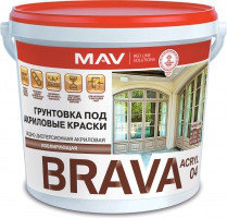Грунтовка под акриловые краски BRAVA ACRYL 04 3 л., фото 2