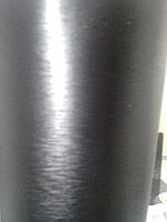Плёнка виниловая для оклейки авто шлифованный алюминий чёрная.