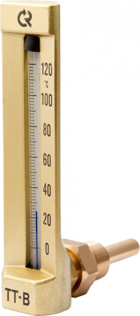 Термометр виброустойчивый TT-B-200/150. У13 М27х2 (0-50C) угловой - фото 1 - id-p100988069