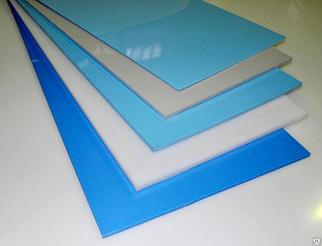 Лист полиэтиленовые EN ISO 15014 polyester fabric-3000X1500mm PVDF SEMI FINISHED AGRU