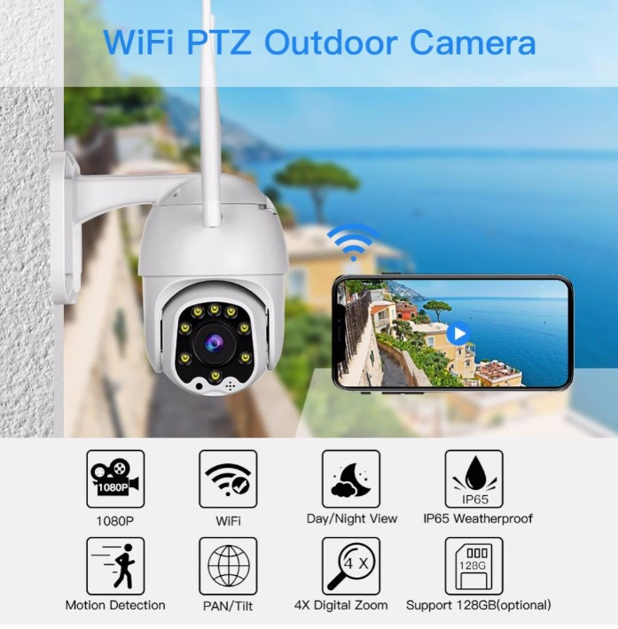 Беспроводная ip-камера Cloud WiFi storage intelligent camera (WIFI / 4G SMART CAMERA 360 - фото 3 - id-p104588676