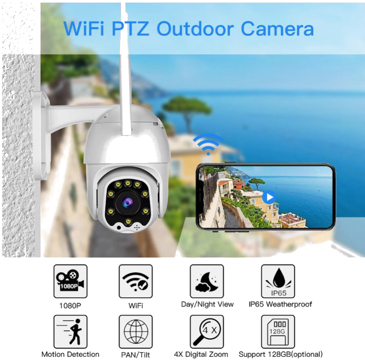 Беспроводная ip-камера Cloud WiFi storage intelligent camera (WIFI / 4G SMART CAMERA 360 - фото 3 - id-p104588684