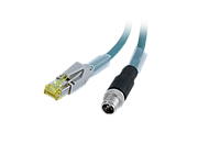 11101979 | Cable GigE M12X/RJ45, 5,0 m