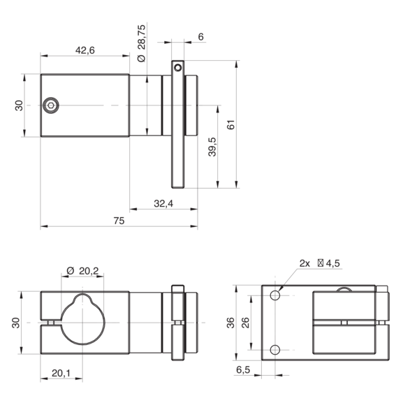 11191850 | Mounting Adapter Type I - фото 2 - id-p104595565
