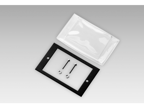 10143472 | Front panel with transparent protective cover, for socket box 50 x 75 mm (Z 100.03A), фото 2