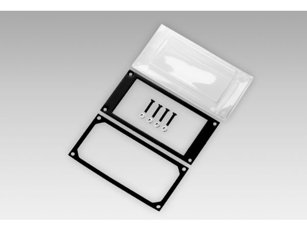 10129305 | Front panel with transparent protective cover, for socket box 114 x 61 mm (Z 100.04A)