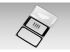 10129305 | Front panel with transparent protective cover, for socket box 114 x 61 mm (Z 100.04A)