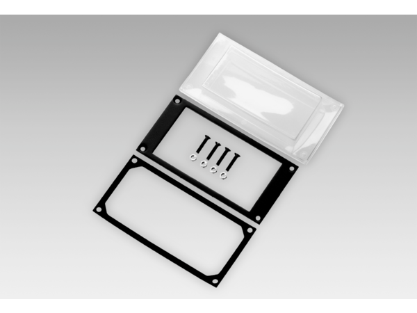 10129305 | Front panel with transparent protective cover, for socket box 114 x 61 mm (Z 100.04A), фото 2