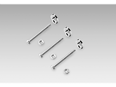 10117668 | Set of eccentric fixings for mounting clamp (10117667): 3x eccentric fixings, screws and nuts