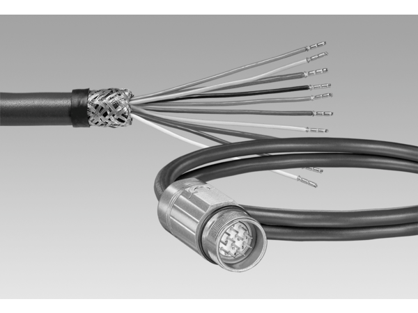 11172463 | Mating connector M23 (17 pins assigned) 17-pin, CCW with sensor cable HEK 17, length 3 m - фото 1 - id-p104596217