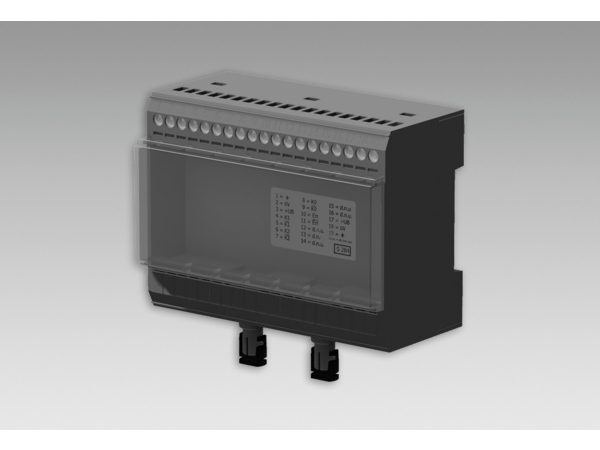 Fiber-optic transmitter in outdoor box: LWL-SBR