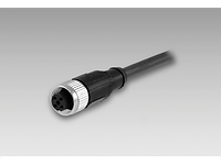 11046264 | Female connector M12, 5-pin, straight, shielded, 2 m cable