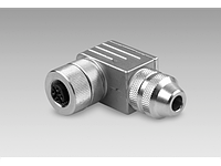 10145021 | Female connector M12, 5-pin, CAN, angled