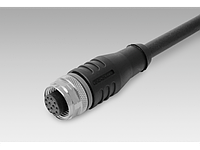 11142902 | Female connector M12, 12-pin, 10 m cable (Z 201.M10)