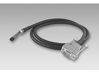 11106562 | Connection cable with FCI, 8-pin / D-SUB, 9-pin, 0.3 m