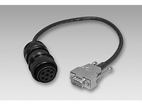 11077212 | Connection cable HS35P with connector MIL, 7-pin / connector D-SUB, 0.5 m