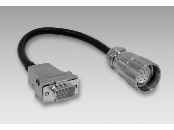 11119257 | Connection cable connector M23 / connector D-SUB, 0.2 m (S2BG12/K4SG9)
