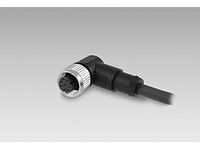 11053961 | Connection cable 2 m shielded with female connector M12, 8-pin, angled (ESW 33FH0200G)