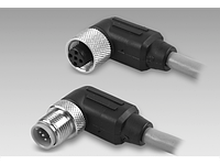 10158250 | Cable with male/female M12, angled, A-coded, 10 m