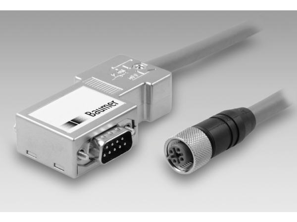 10156807 | Cable with connector D-SUB/mating M12, Profibus, straight, B-coded, 3 m