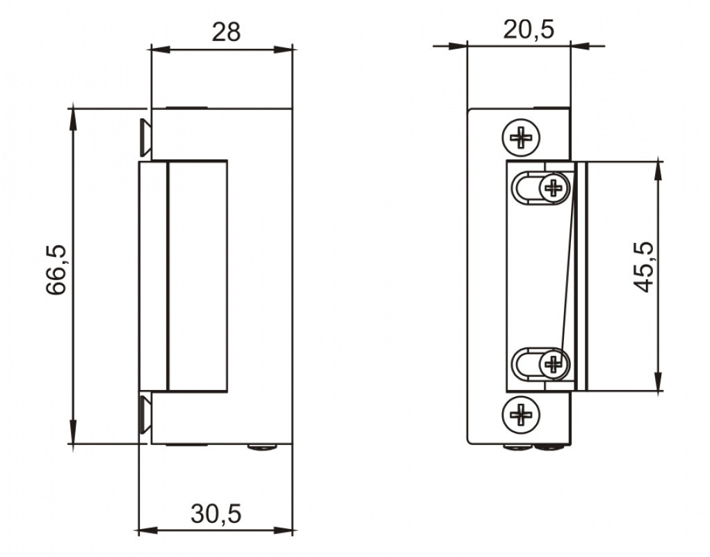 Электрозащелка LOB RE54NDF - фото 2 - id-p104597304