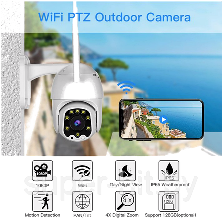 Беспроводная ip-камера Cloud WiFi storage intelligent camera (WIFI / 4G SMART CAMERA 360, фото 2