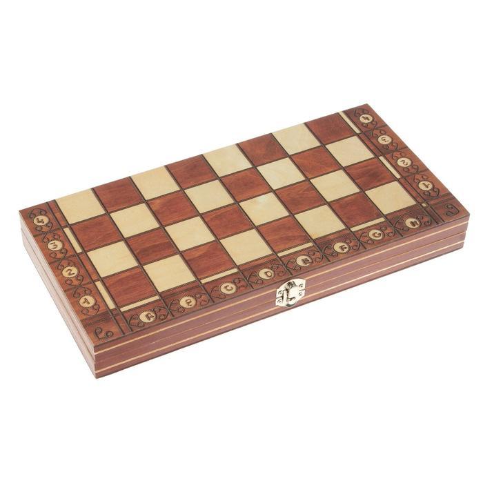 Настольная игра 3 в 1 "Эгрето": шахматы, шашки, нарды 33,5 х33,5см - фото 8 - id-p78231500