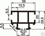 Профиль Еврошоп: стойка промежуточная А18, фото 2