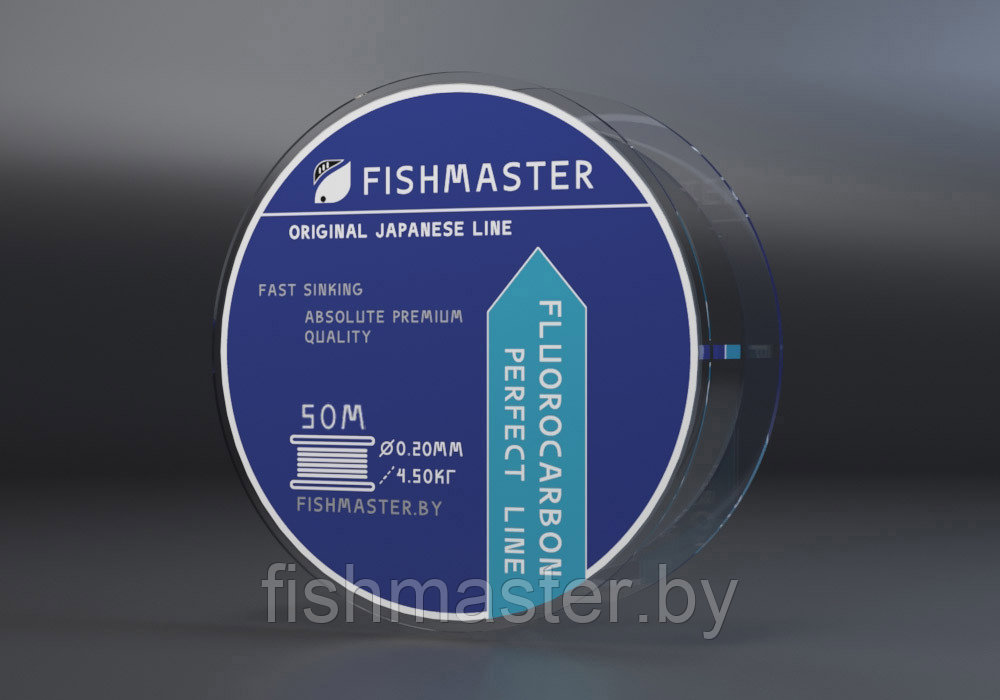 Флюорокарбоновая леска Fishmaster FLUOROCARBON PERFECT, 50м 0.18 - фото 1 - id-p112375796