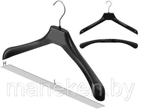 Вешалка для верхней одежды с перекладиной , R46 черная - фото 2 - id-p104655798