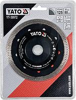 Алмазный диск для плитки 125мм, YATO