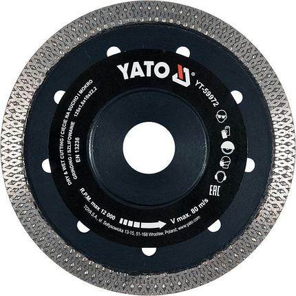 Алмазный диск для плитки 125мм, YATO, фото 2