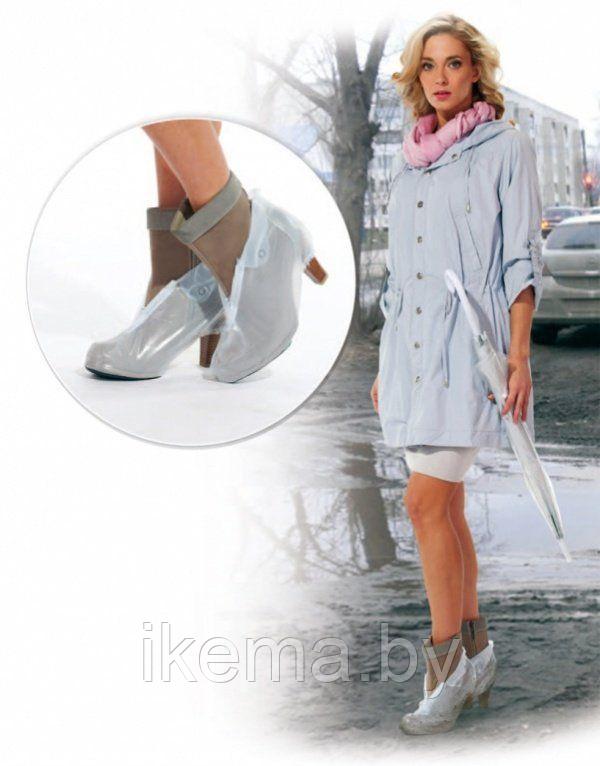 Чехлы грязезащитные для женской обуви на каблуках, размер M - фото 2 - id-p104671988
