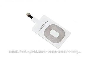 Аккумулятор беспроводной круглый для смартфонов 
с Lightning разъемом, белый, фото 2