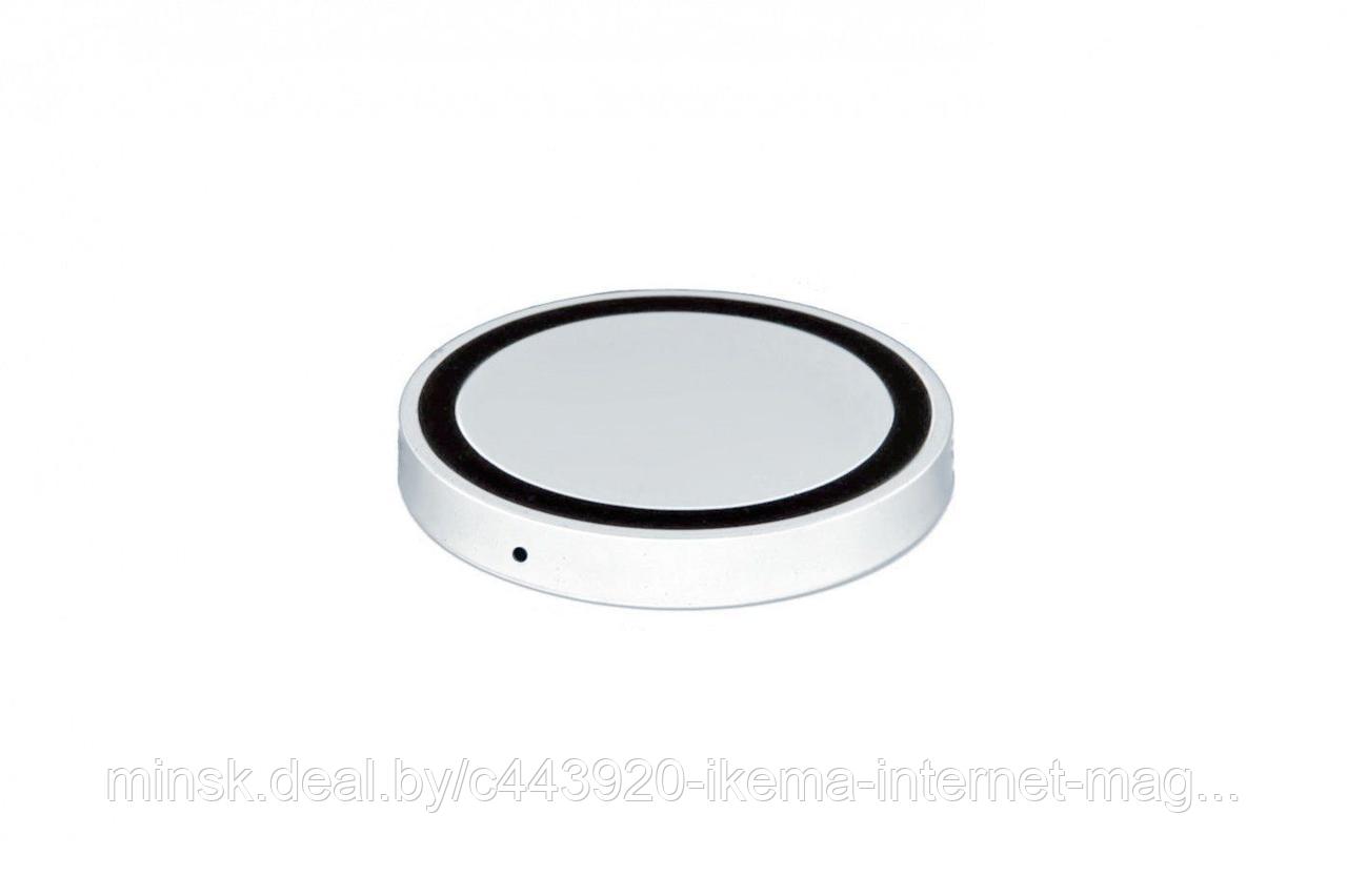 Аккумулятор беспроводной круглый для смартфонов с Lightning разъемом, белый - фото 3 - id-p104672002