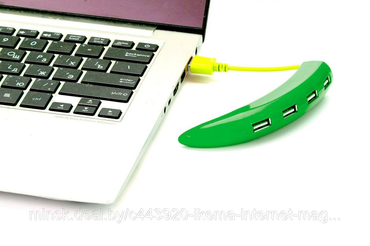 Разветвитель USB «ПЕРЧИК», зеленый - фото 3 - id-p104672013