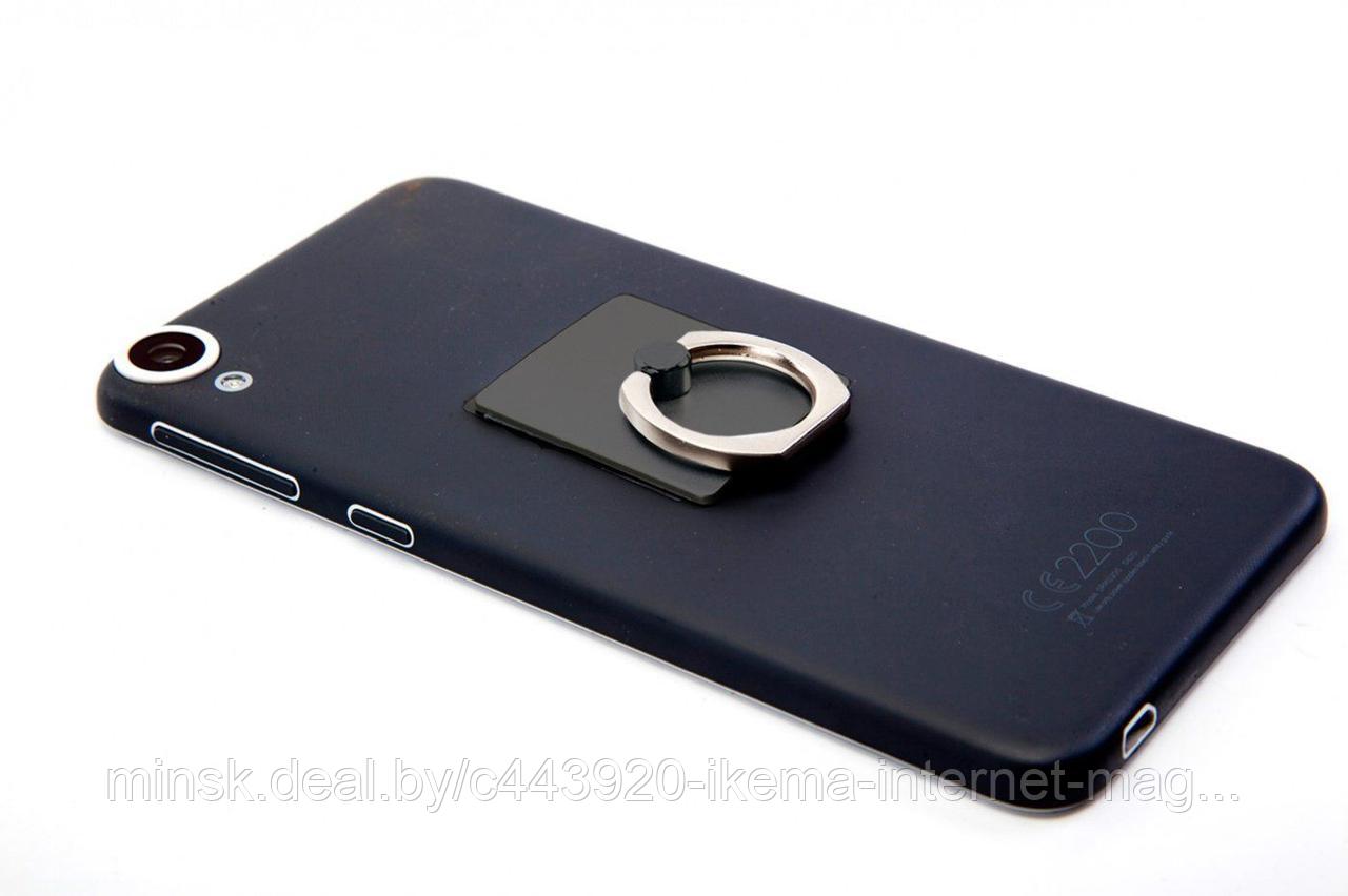 Кольцо-держатель и подставка для телефона и планшета, черное - фото 7 - id-p104672014