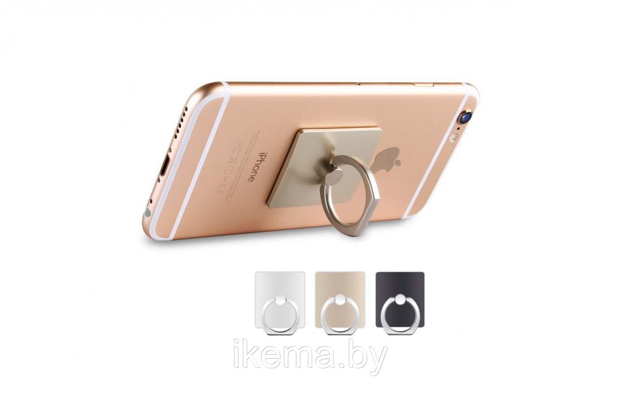Кольцо-держатель и подставка для телефона и планшета, золотое - фото 7 - id-p104672015