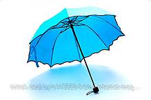 Зонт с проявляющимся рисунком голубой (диаметр купола 90 см), фото 2