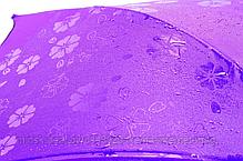 Зонт с проявляющимся рисунком фиолетовый (диаметр купола 90 см), фото 3