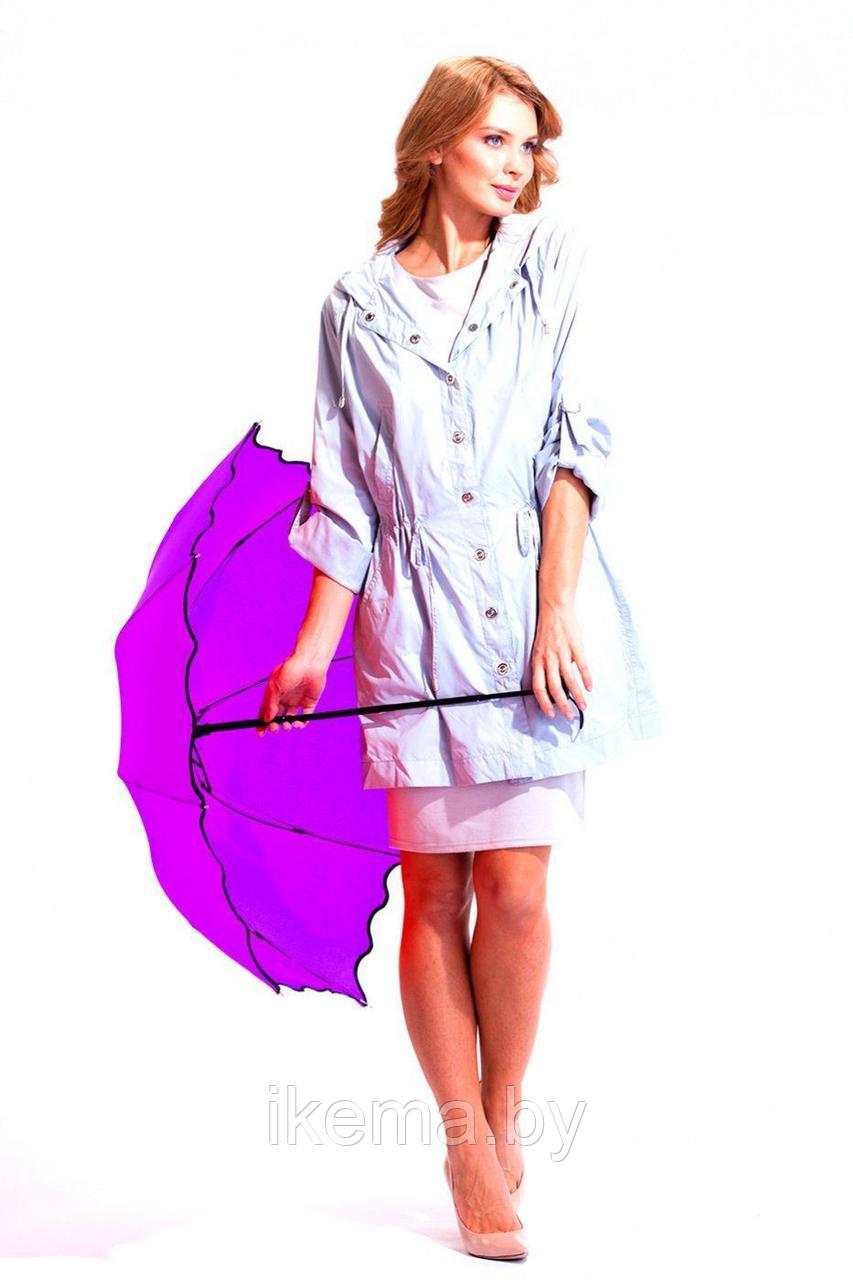 Зонт с проявляющимся рисунком фиолетовый (диаметр купола 90 см) - фото 6 - id-p104672022