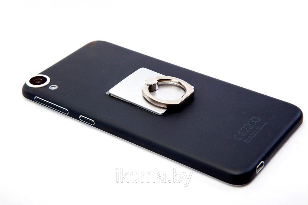 Кольцо-держатель и подставка для телефона и планшета, серебряное - фото 6 - id-p104672033