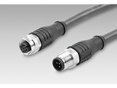 11201520 | Cable with male/female M12, 5-pin, straight, A-coded, 5 m (ESG 34C/KSG34C)