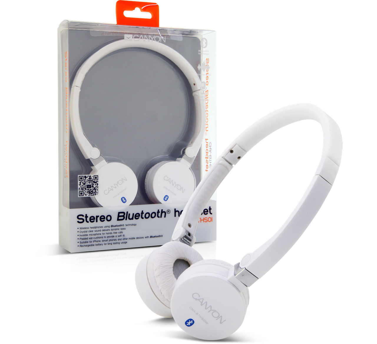 Беспроводые Bluetooth-наушники CANYON CNA-BTHS01B, Стерео, для Планшета,  Телефона, Ноутбука: продажа, цена в Минске. Наушники и гарнитуры от 