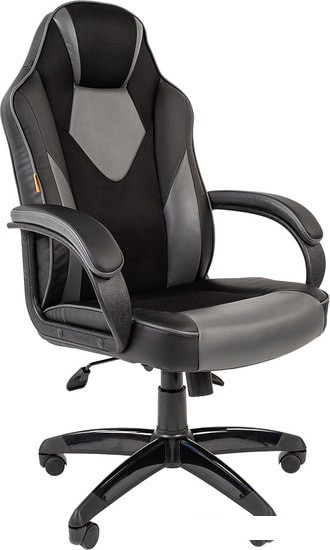 Кресло CHAIRMAN Game 17 (черный/серый) - фото 1 - id-p104693763
