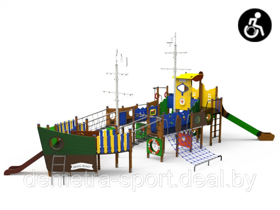 Игровой детский комплекс Корвет - фото 1 - id-p104853463