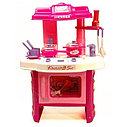 Кухня для девочек 008-26 розовая со светом и звуком, фото 3