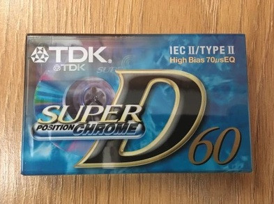 Аудиокассета TDK SUPER POSITION CHROME, 60 минут